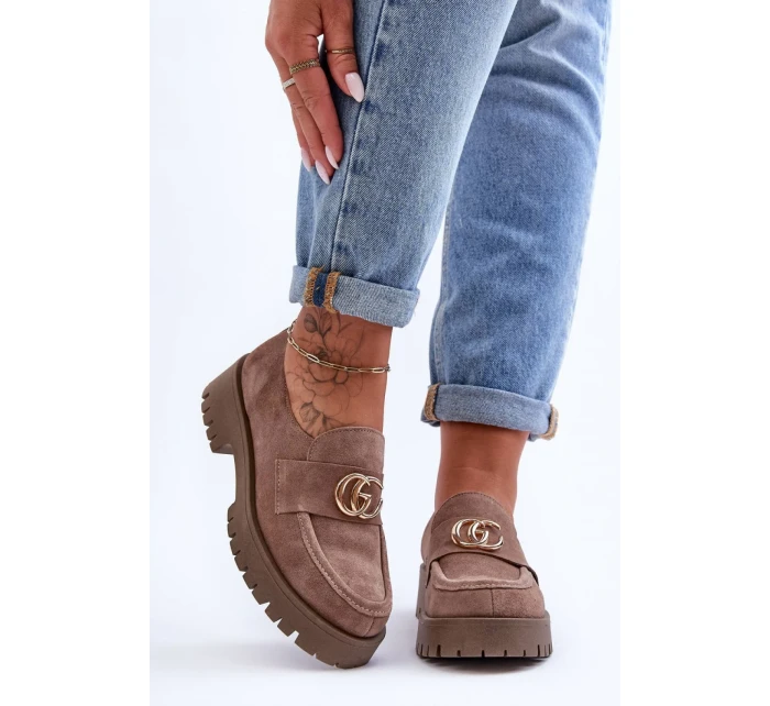 Polobotky na podpatku  model 186416 Step in style