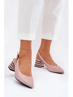 Sandály na podpatku model 209776 Step in style