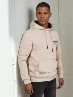 Pánská světle béžová mikina FashionStreet BX5682