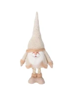 ZLATÝ MEDVĚD NA TELESKOPICKÝCH NOHÁCH 30X18X100CM ZLATÝ