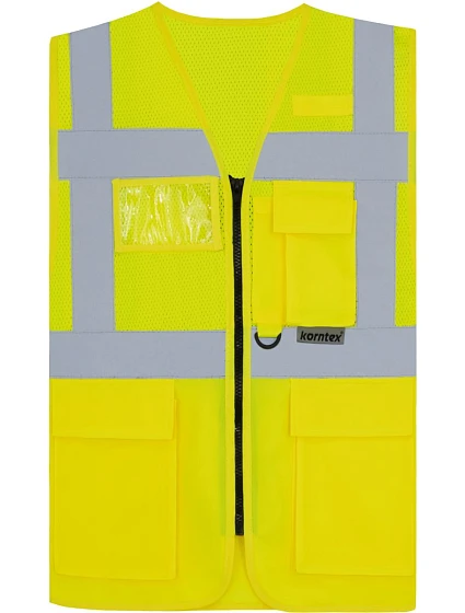 Korntex KXEXQ – Athens Hi-Vis multifunkční vesta 76.XEXQ hi vis yellow Korntex KXEXQ – Athens Hi-Vis multifunkční vesta 76.XEXQ hi vis yellow