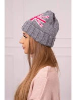 Dámská čepice  tmavě šedá model 18752287 - K-Fashion
