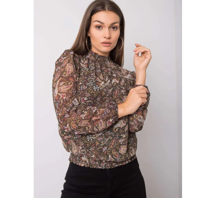 Halenka D50039F11031A tmavě zelená