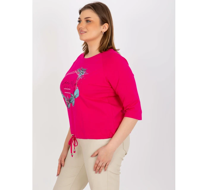 Dámská halenka RV BZ 8458.01P fuchsiová - FPrice