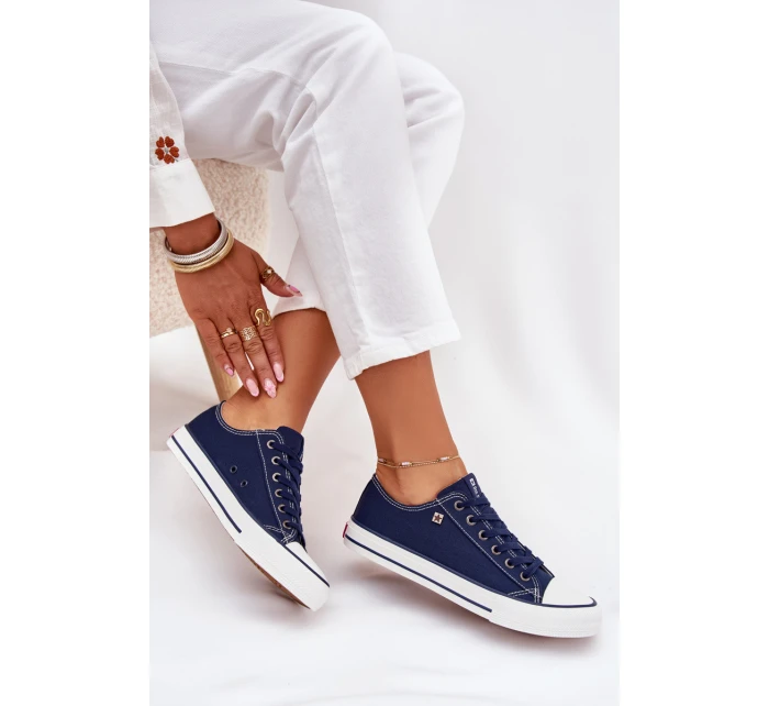 Dámské nízké tenisky Big Star – tmavě modré Dámské nízké tenisky Big Star – tmavě modré