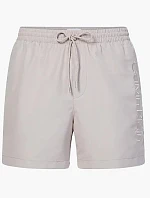 Pánské koupací kraťasy - KM00718 ABM - béžová - Calvin Klein