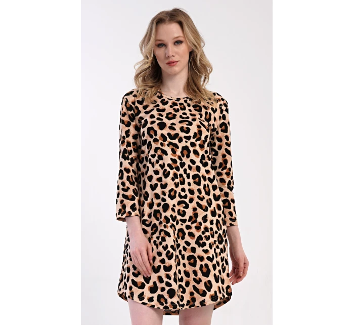 Dámské domácí šaty s tříčtvrtečním rukávem model 21362605 - Vienetta