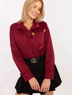 Košile s dlouhým rukávem  model 204357 Italy Moda