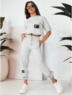 Dámská tepláková souprava HOLTY light grey FashionStreet AY1026