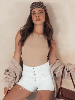 Dámské šortky CANNES white FashionStreet SY0387