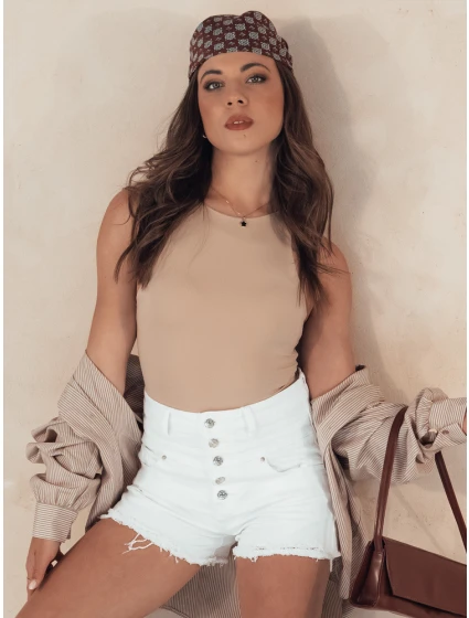 Dámské šortky CANNES white FashionStreet SY0387