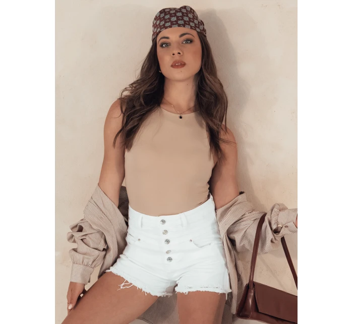 Dámské šortky CANNES white FashionStreet SY0387