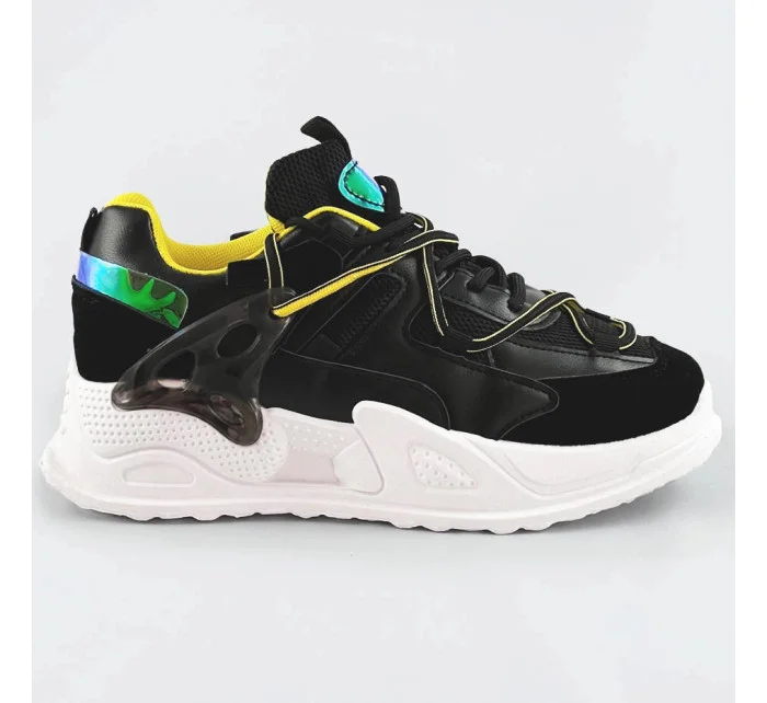 Černé dámské sneakersy se dvojitými model 17229000 - C'M Paris