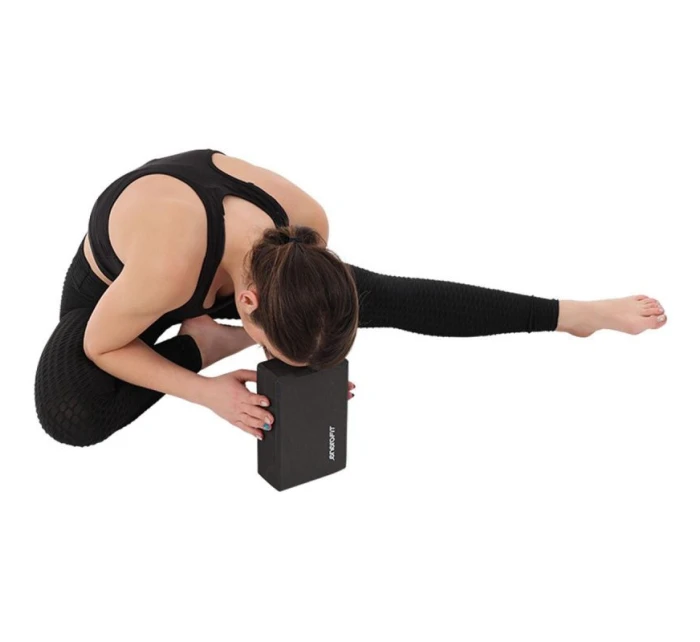 CVIČEBNÍ BLOK JÓGA PILATES FITNESS BLOK ČERNÝ ENERO FIT