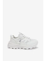 Dámské Sportovní Boty Sneakers Na Tlusté Podešvi Bílé Prononice Dámské Sportovní Boty Sneakers Na Tlusté Podešvi Bílé Prononice