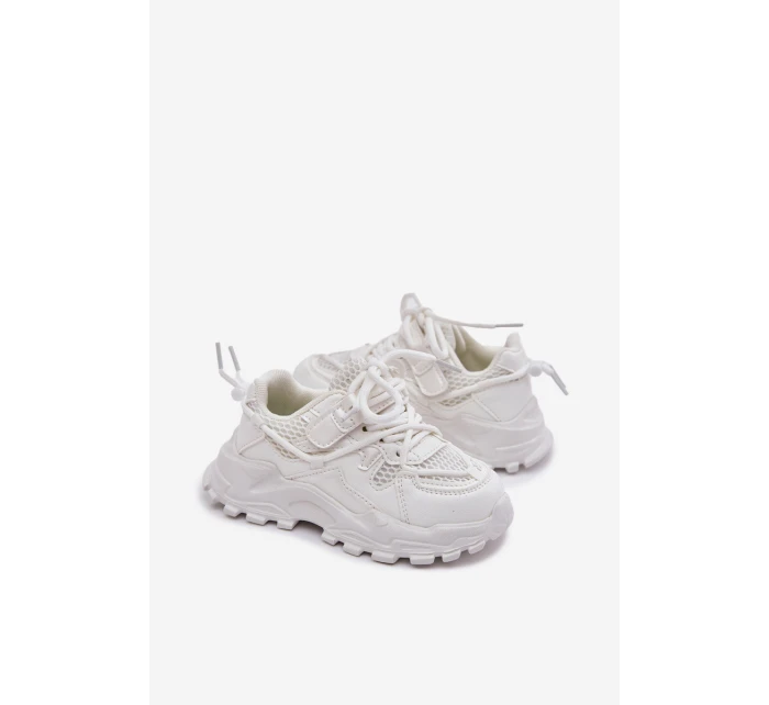 Sportovní Boty Sneakers Dětské Bílé model 21700421 - Boto Sportovní Boty Sneakers Dětské Bílé model 21700421 - Boto
