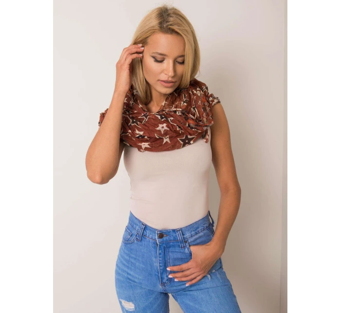 Šátek AT CH  hnědý model 14835838 - FPrice