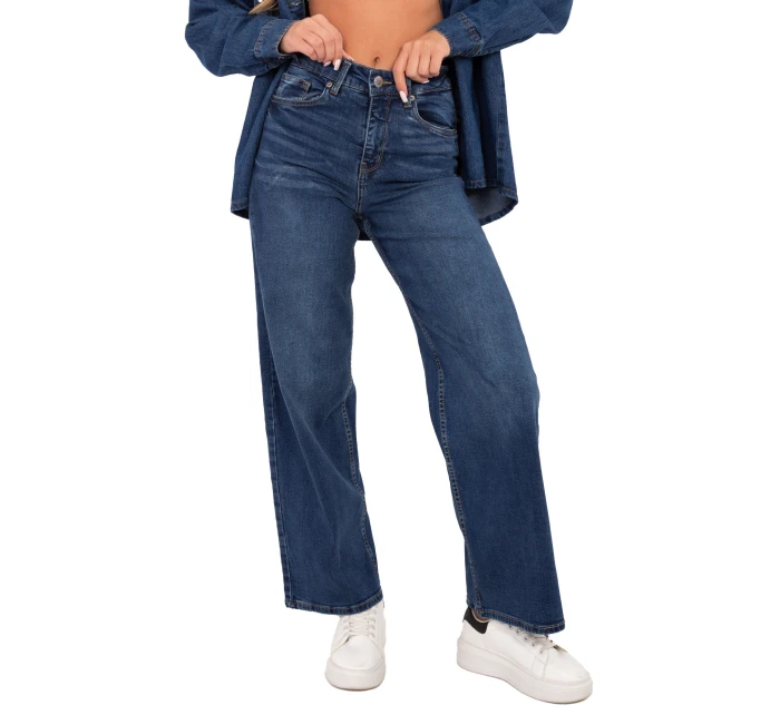 Spodnie model 21234030 ciemny niebieski - FPrice