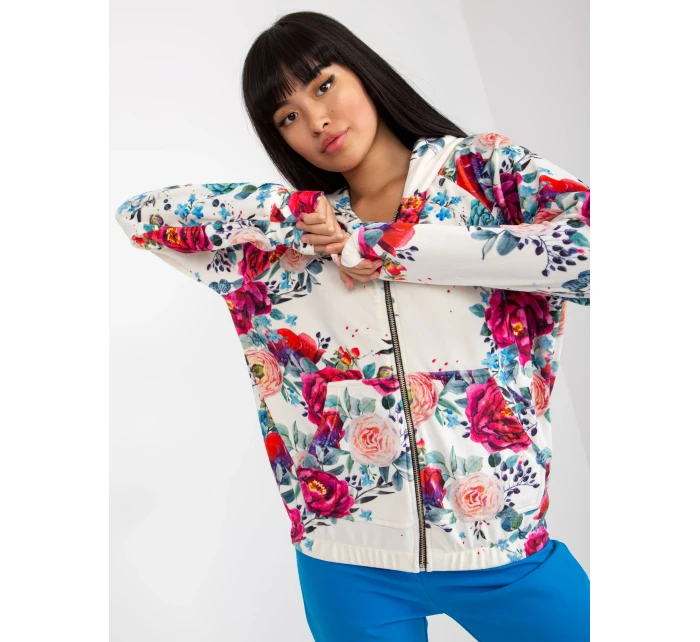 Mikina RV BL 8143.83P bílá a červená