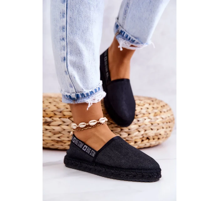 Dámské espadrilky Slip-on Big Star - černé