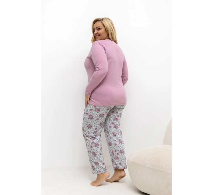Pohodlná pyžama pro plnoštíhlé model 221188 Forever Pink