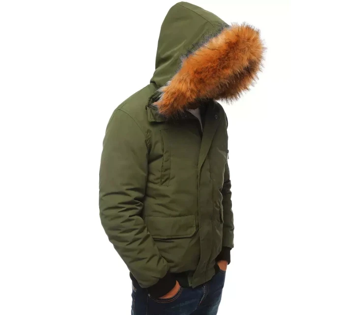 Pánská zimní zelená bunda FashionStreet TX3941