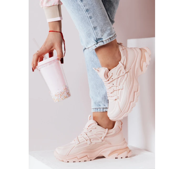 Dámské tenisky na podrážce pink Dstreet model 21983839 - FashionStreet