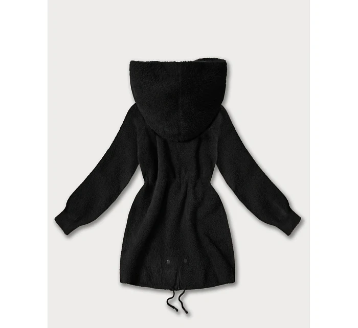 Vlněná bunda z alpaky černá (W017#) Vlněná bunda z alpaky černá (W017#)