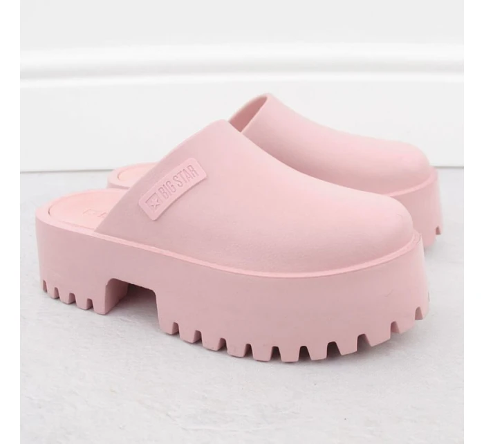 Dřeváky na pevné podrážce Big Star W NN274020 INT2083C