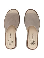 Dámské šedé kožené žabky Filippo DK7798