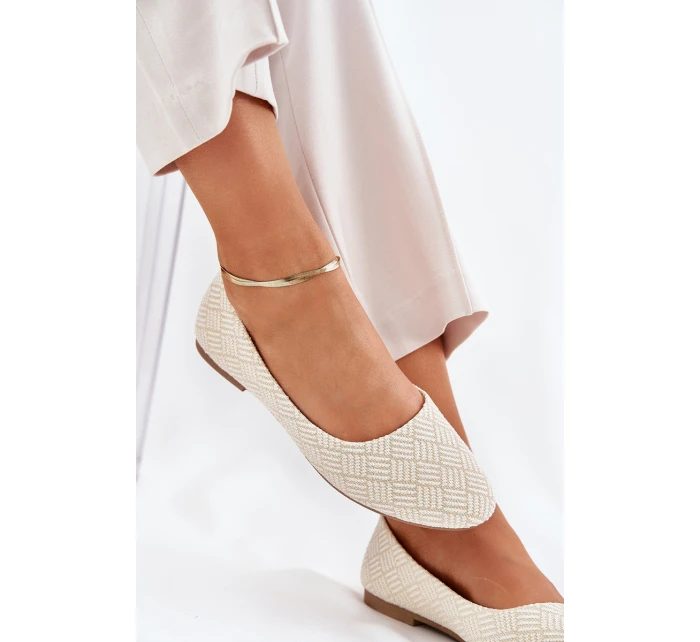 Dámské Ploché Baletky S Zlaté model 21689082 - Boto