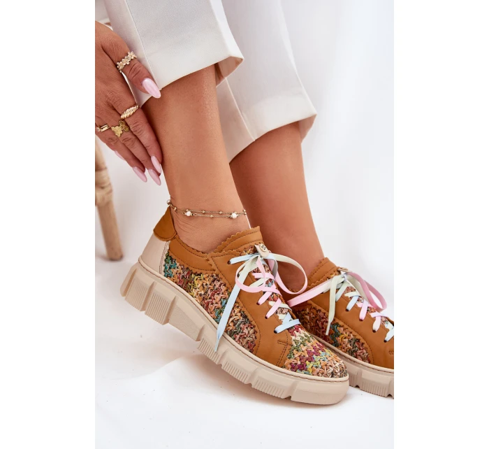 Dámské Kožené Polobotky model 21693708 Multikolor - Maciejka