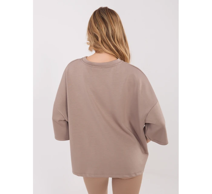 Bluzka MJ BZ model 21782527 ciemny bezowy - FPrice