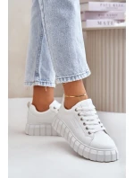 Zateplené Dámské Tenisky Big Star Bílé Zateplené Dámské Tenisky Big Star Bílé