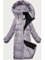 Dámská zimní bunda ve vřesové barvě s kapucí model 21247507 - Glakate