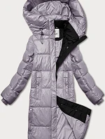 Dámská zimní bunda s kapucí Glakate heather (LU-238001#)