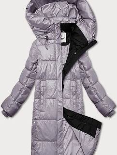 Dámská zimní bunda ve vřesové barvě s kapucí model 21247507 - Glakate