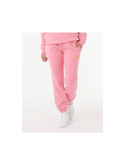 Kalhoty RIP CURL SURF PUFF TRACK PANT, růžové