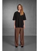 B&C #E220 Oversized Oversize tričko z těžké bavlny 01.012T black