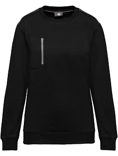 WK WK 403 Pracovní mikina "Day-to-Day" 20.W403 black/silver