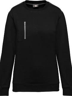 WK WK 403 Pracovní mikina "Day-to-Day" 20.W403 black/silver