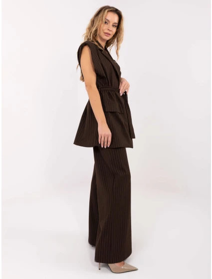 Kamizelka IT KZ model 21757261 ciemny brązowy - FPrice Kamizelka IT KZ model 21757261 ciemny brązowy - FPrice