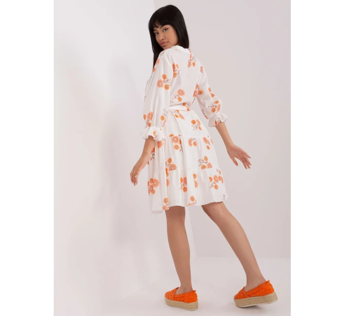 Šaty LK SK 509346.85 oranžová Šaty LK SK 509346.85 oranžová