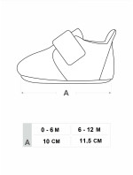 Yoclub Dívčí boty na suchý zip OBO-0202G-6800 Brown