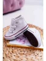 Dětské Vysoké Tenisky Bílé Filemon