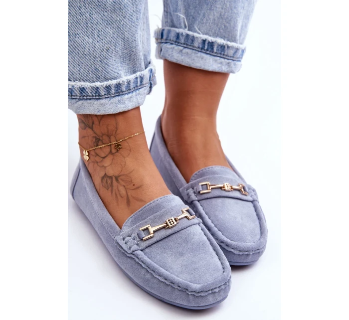 Dámské klasické semišové mokasíny modré Corinell Dámské klasické semišové mokasíny modré Corinell