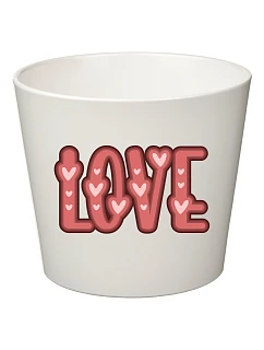 LOVE (VERZE 2) - velký květináč 