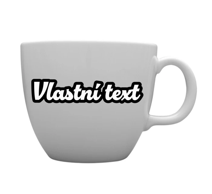 Personalizovaný MEGA XXL keramický hrnek 1000 ml s obrysem 