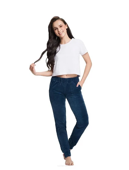 Dámské teplákové kalhoty model 15866555 Velur M2XL - Luna