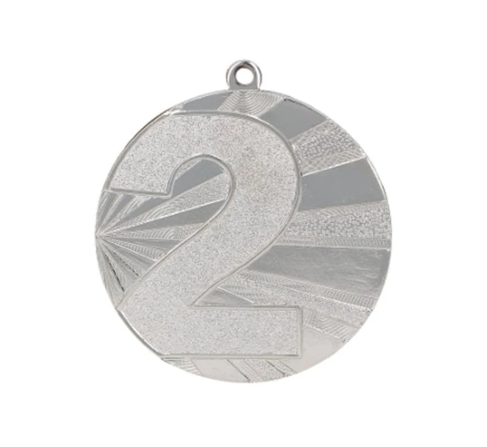 Stříbrná ocelová medaile druhé místo